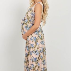 Pinkblush floral maxi-maternity